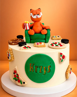 Tort z Garfieldem
