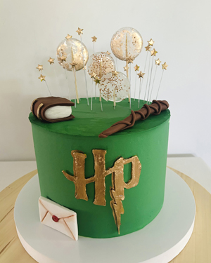 Tort zielony Harry Potter
