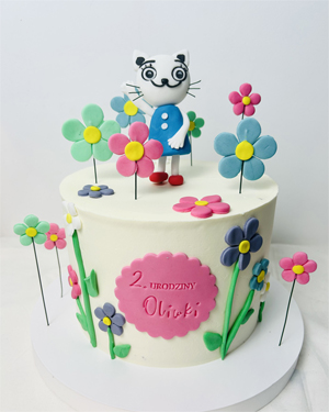 Tort z figurką Kicia Kocia