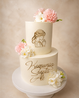 Tort komunijny dziewczęcy